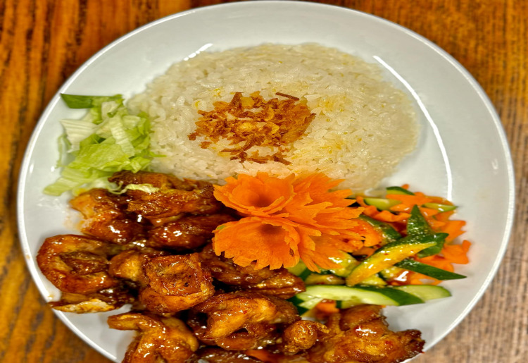 ▼ベトナム風甘酢鶏ご飯